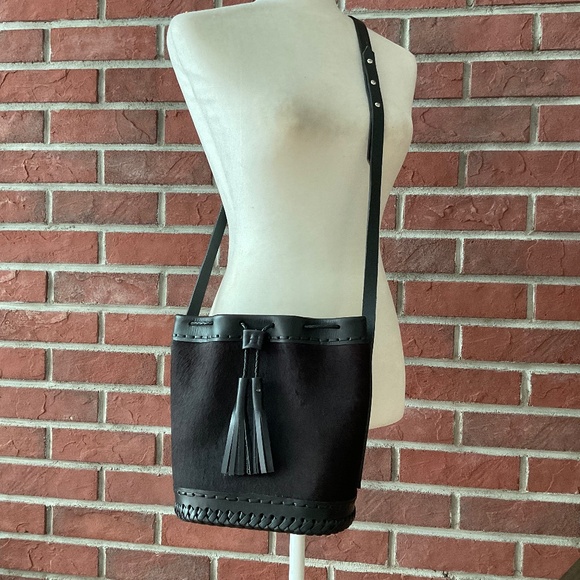 Wendy Nichol New York Small Ox Bloody Pony Carriage Bag Crossbody Shoul… - Picture 3 of 16